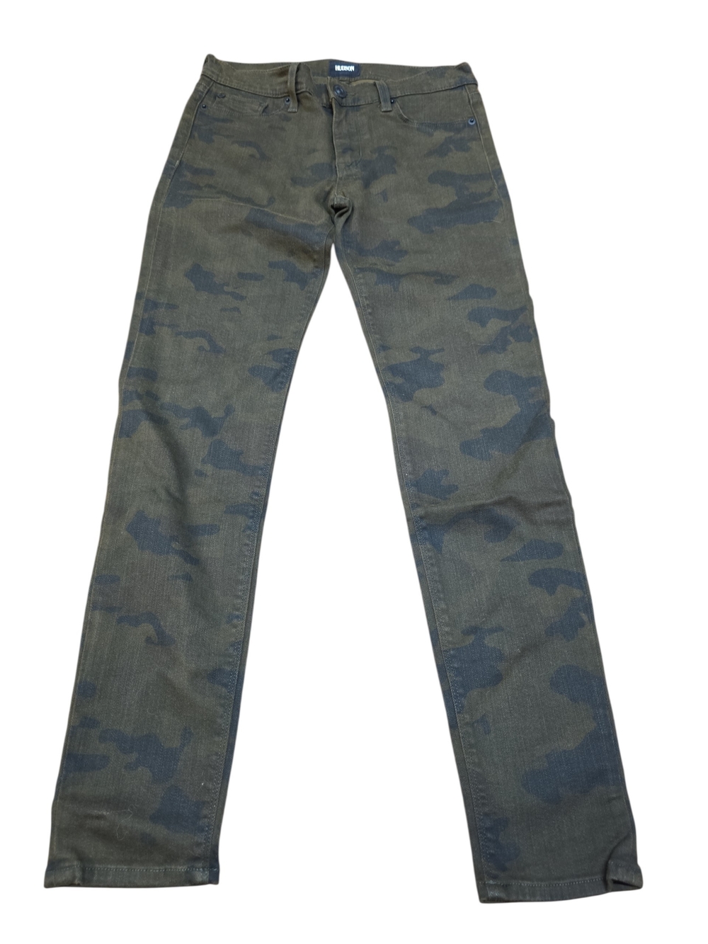 Hudson Jeans Women's Ankle Cropped Camo Jeans - Olive & Dark Green